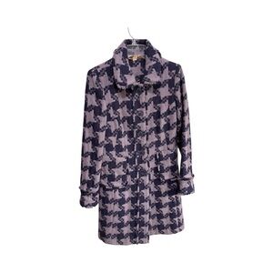 Boden Wool Houndstooth Coat Size US6